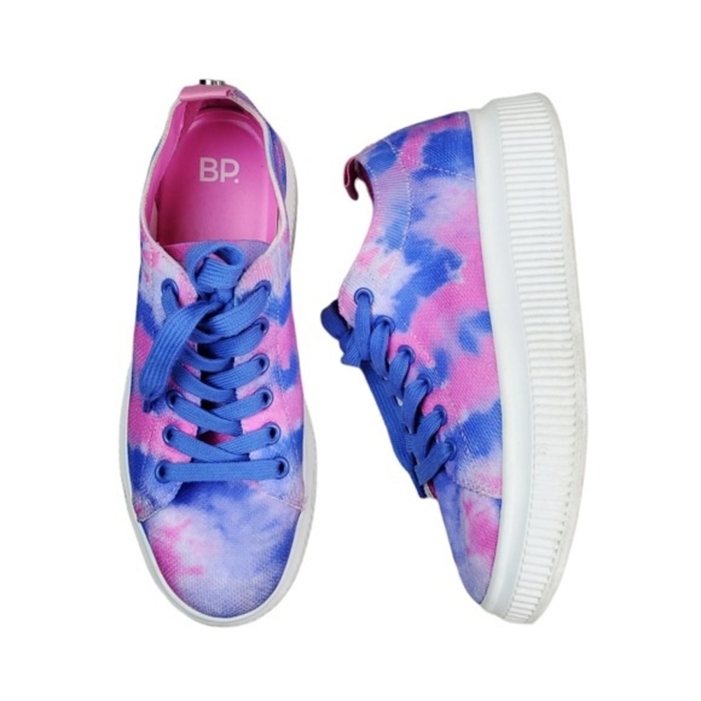 LIKE NEW BP TIE DYE PLATFORM SHOES SIZE 7 TRENDY PREPPY NORDSTROM SHOES